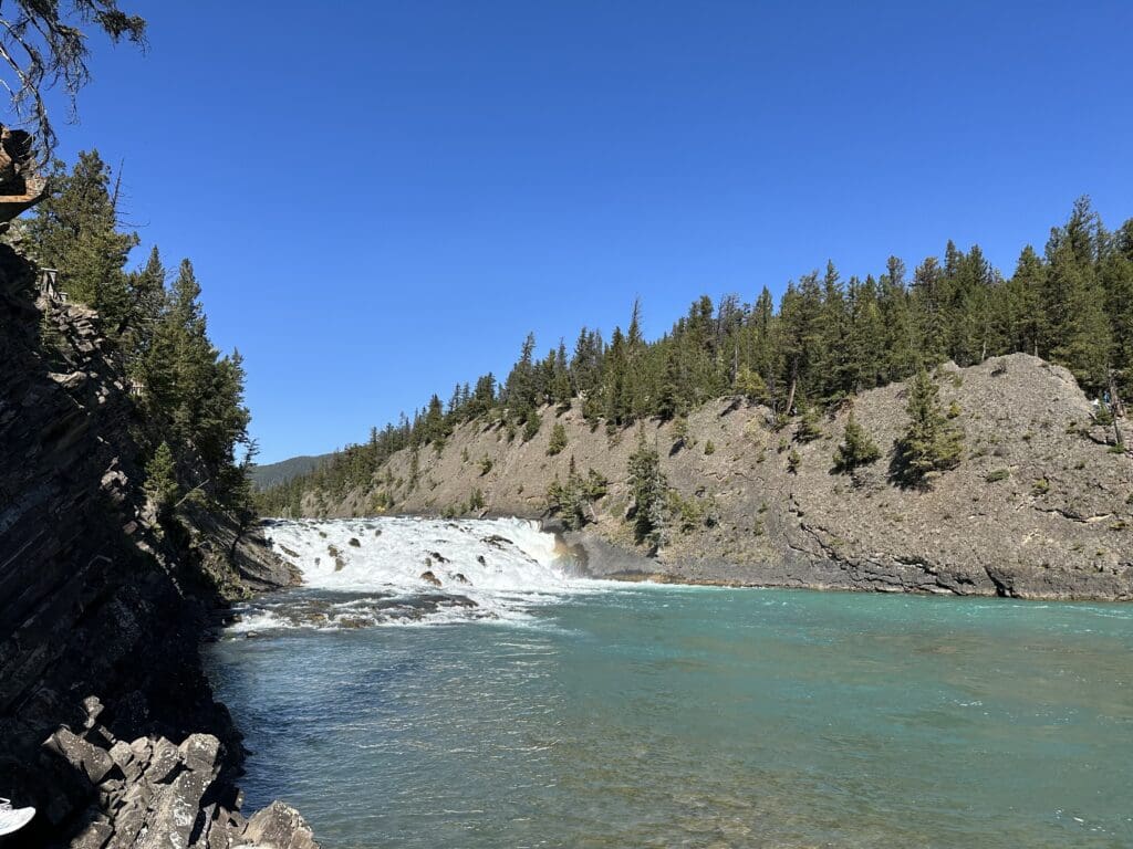 Bow Falls in Banff National Park